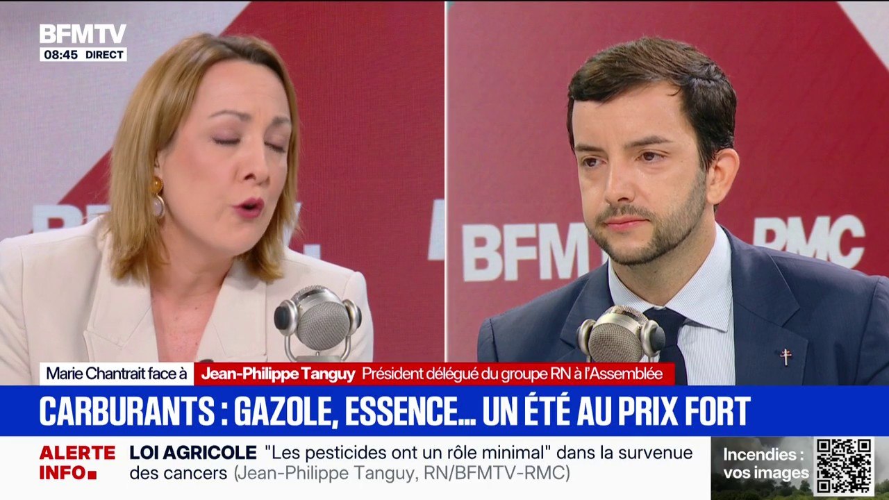 Budget 2027: "On n'a pas peur du petit chantage assez minable du gouvernement", assure Jean-Philippe Tanguy (RN)