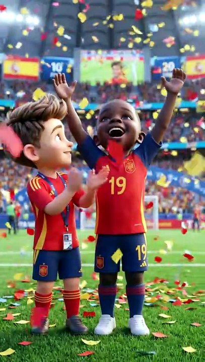 Lamine Yamal's Brother Celebrates Spain's 2026 World Cup Victory ❤️🏆 | AI Fan Recreation