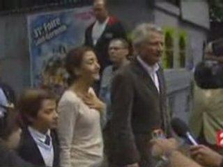 Villepin 6 juillet 2008 FR2 déjeuner Betancourt