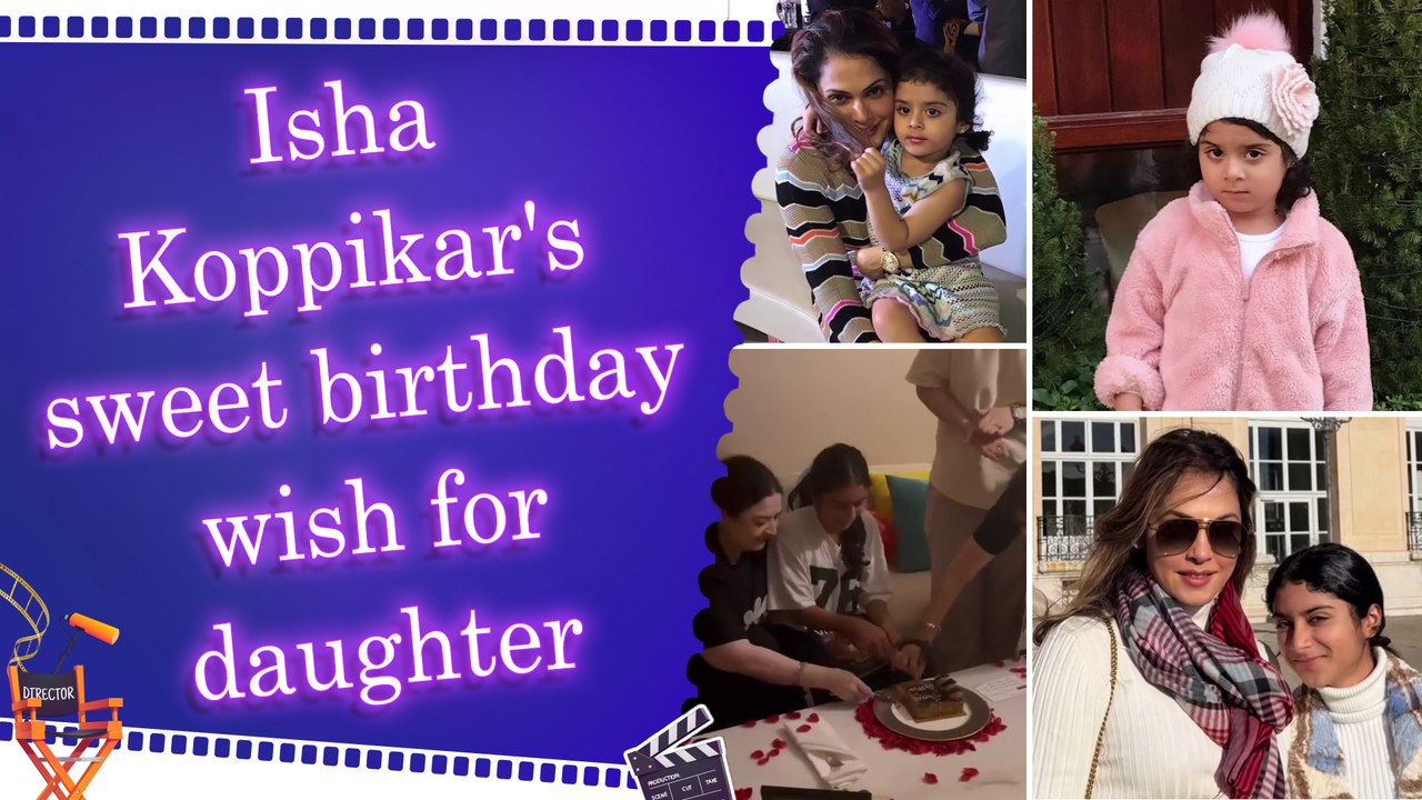 Isha Koppikar celebrates daughter Rianna's 12th birthday with a heartwarming video