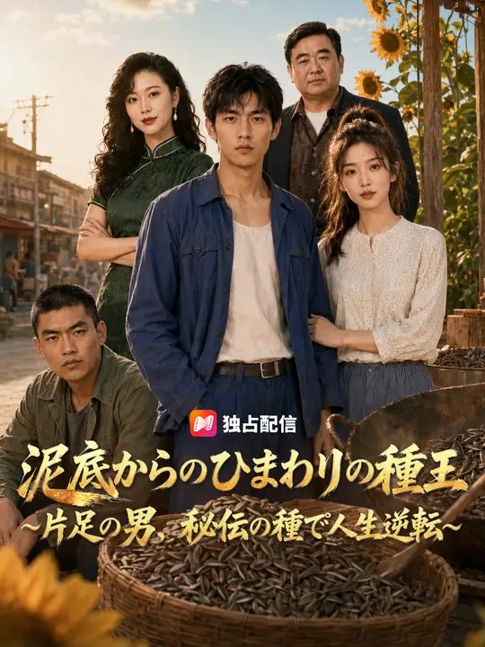 泥底からのひまわりの種王 ～片足の男、秘伝の種で人生逆転～ | 全話 | Short Drama 日本語