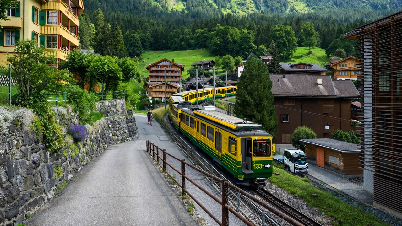 This Swiss Alps Village Feels Quiet and Beautiful