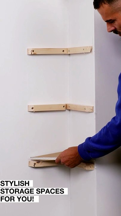 Turn empty corners into stylish storage spaces!