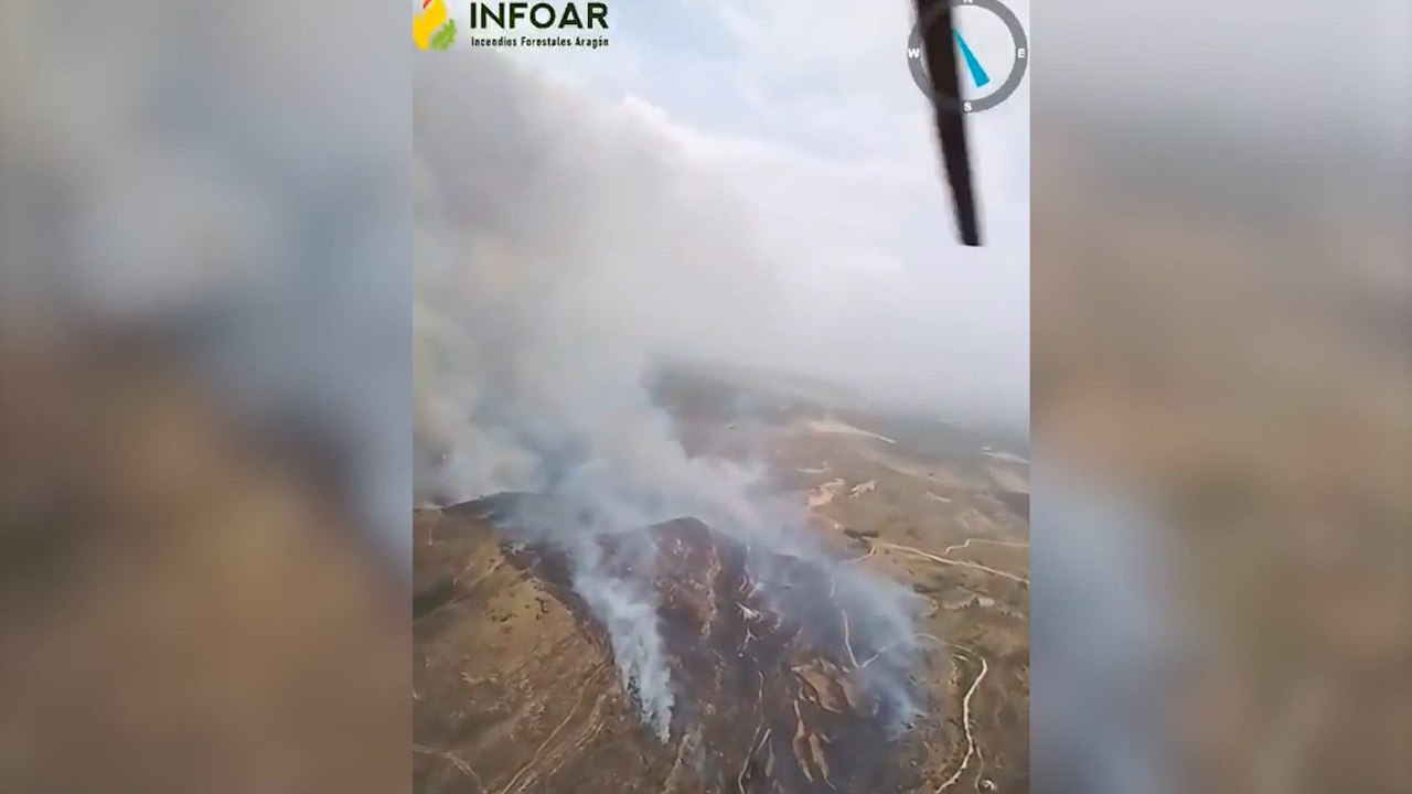 Guadalajara, Soria y Teruel asolados por los incendios masivos España