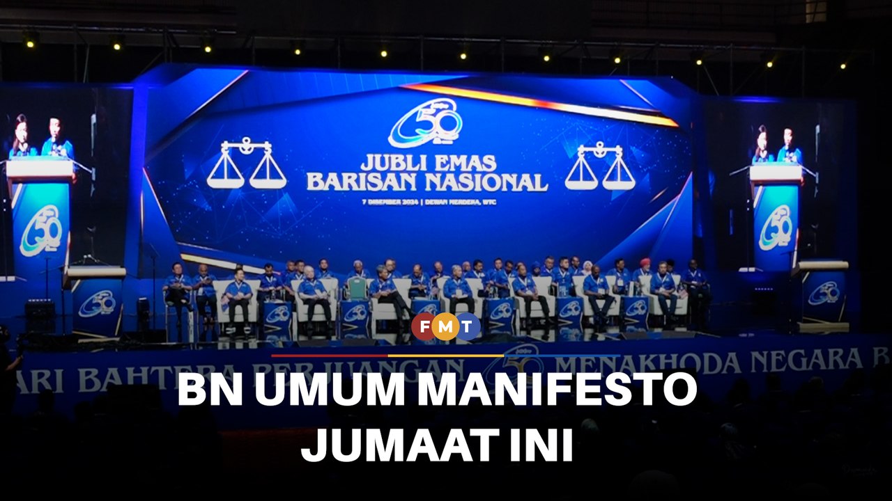 Zahid umum manifesto BN Jumaat ini