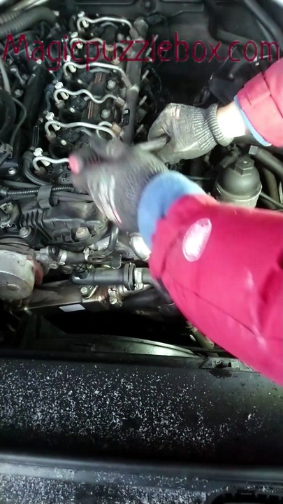 How to perform diesel engine compression test BMW M57 short?