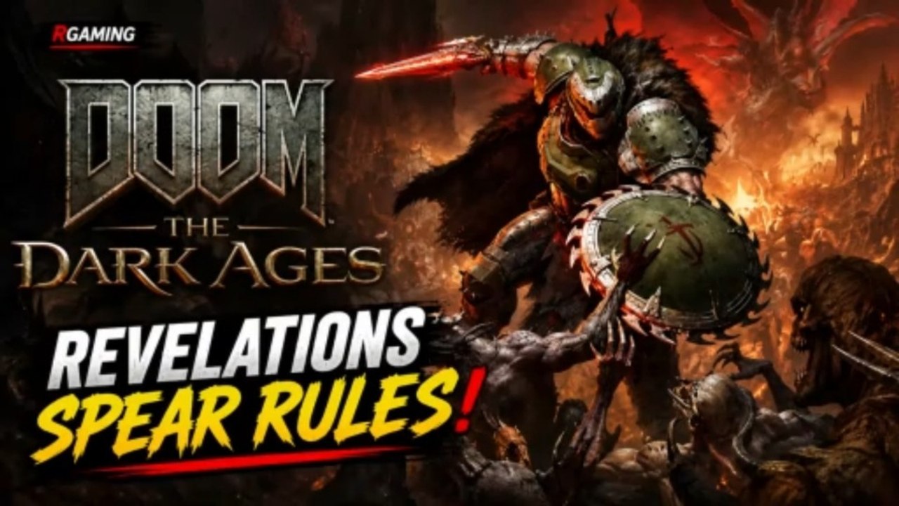 DOOM: The Dark Ages Revelations Spear Rules Gameplay Preview (2026) | New Chain Spear Combat, Shield & DLC Details | 1080p