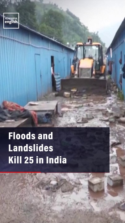 Floods and Landslides Kill 25 in India