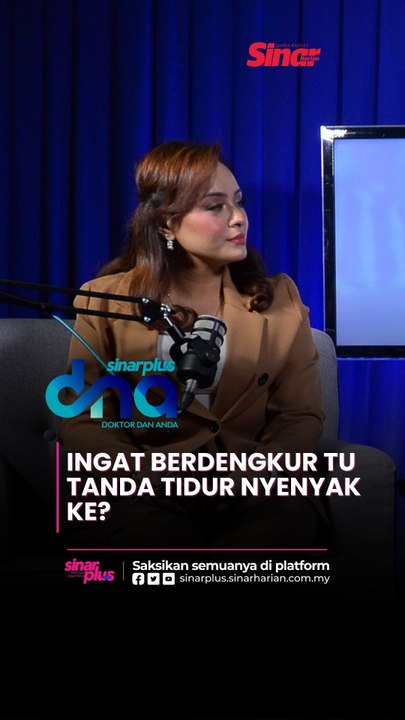 Ingat berdengkur tu tanda tidur nyenyak je ke?