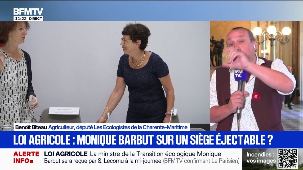 Loi d'urgence agricole: "Monique Barbut essaye d'être le relais des éclairages scientifiques et des attentes sociétales", estime Benoît Biteau (les Écologistes)