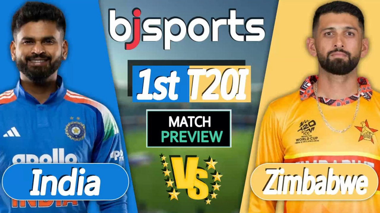 India vs Zimbabwe 2026 | IND vs ZIM 1st T20I Match Preview |
