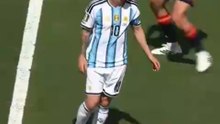 Messi contre l'Espagne