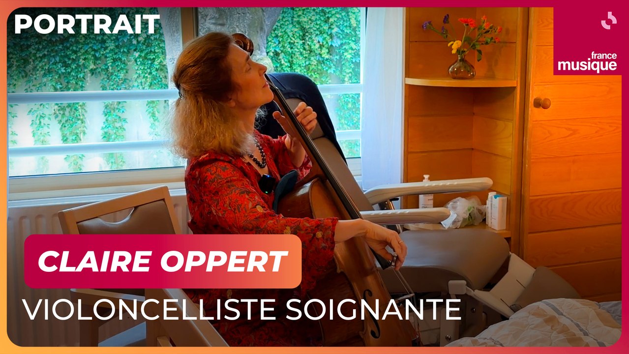 Claire Oppert, violoncelliste au chevet des patients