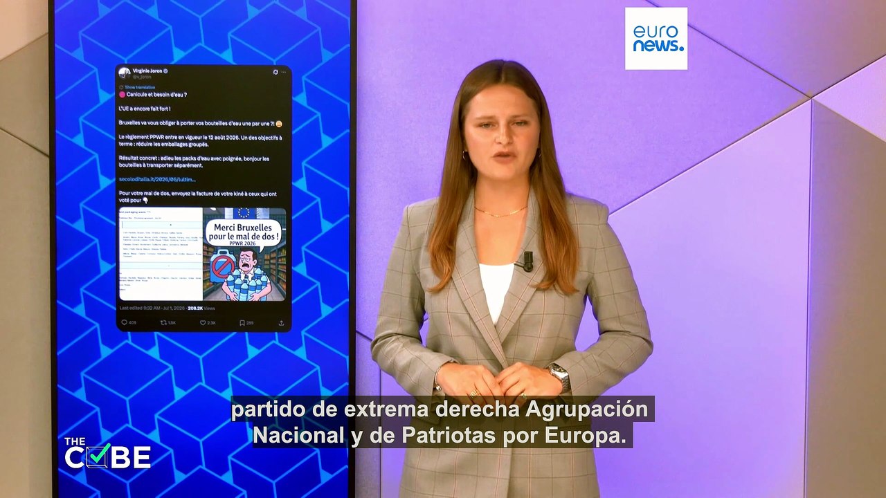 No, la UE no prohibirá los packs de agua embotellada en agosto