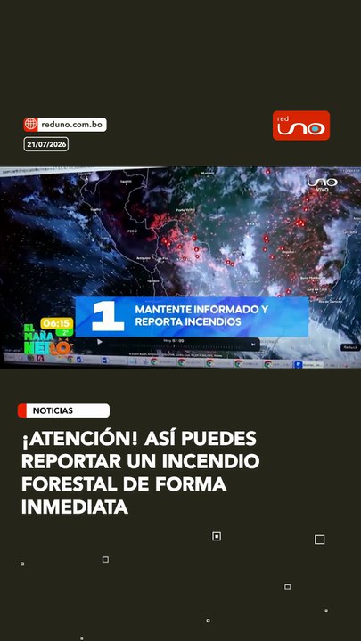 ¡Atención! Así puedesreportar un incendio forestal de forma  inmediata