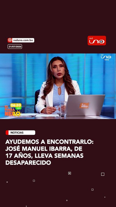 Ayudemos a encontrarlo:José Manuel Ibarra, de 17 años, lleva semanas desaparecido