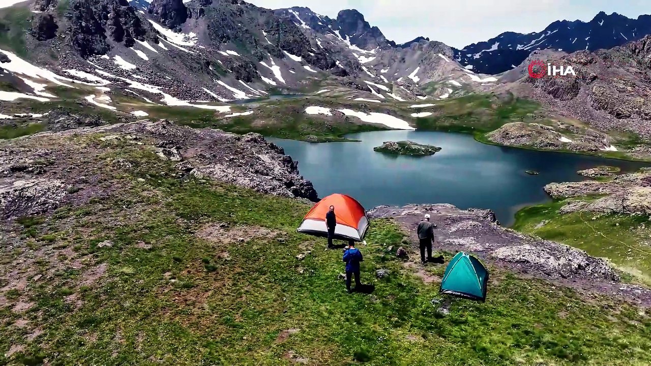 3 bin 200 metre rakımda eşsiz doğa: İspir Yedigöller