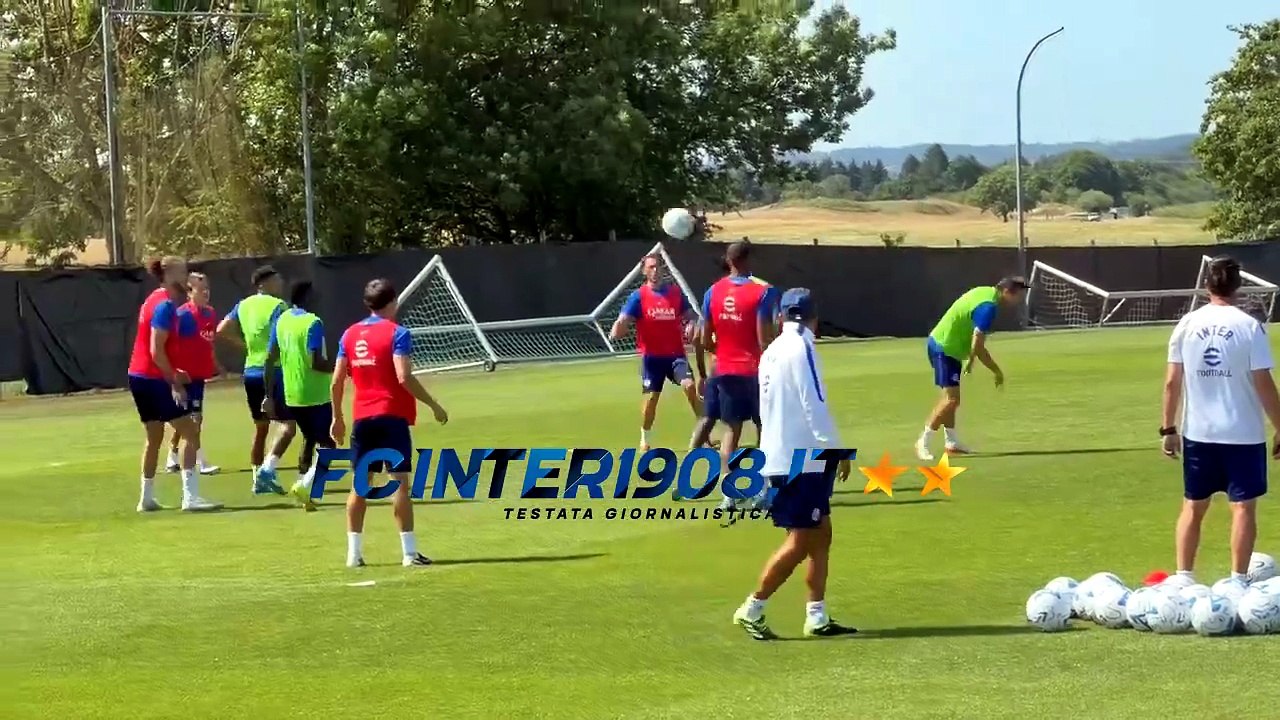 VIDEO FCIN1908 / Inter, squadra a lavoro a Donaueschingen: torello ad alta intensità