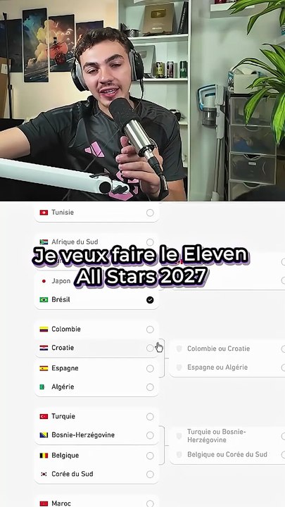 En live tout les mercredis à 18h