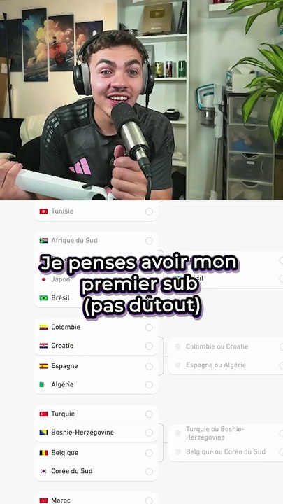 En live tout les mercredis à 18h