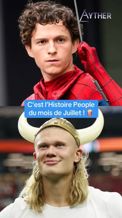 Erling Haaland accepte de manger avec Tom Holland ! #erlinghaaland #tomholland #haaland