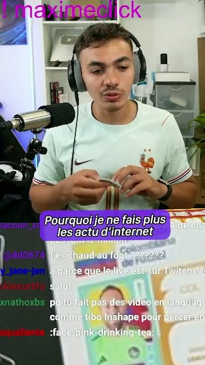 En live tous les mercredis à 18h 🕕