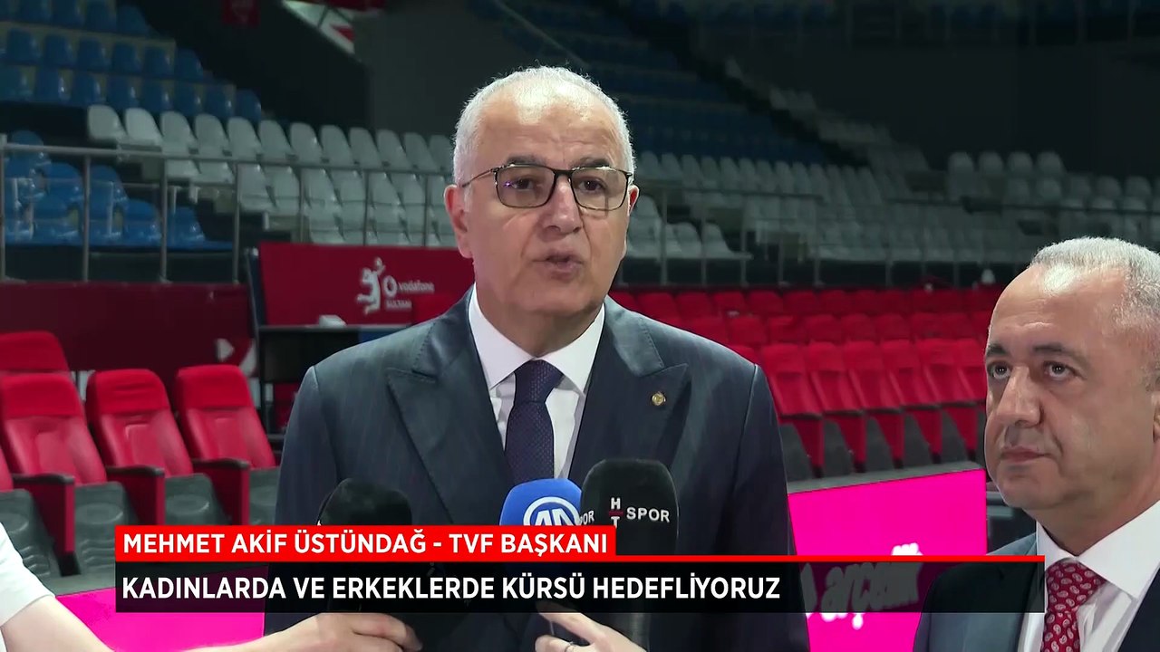 TVF Başkanı Üstündağ: kadınlarda ve erkeklerde kürsü hedefliyoruz