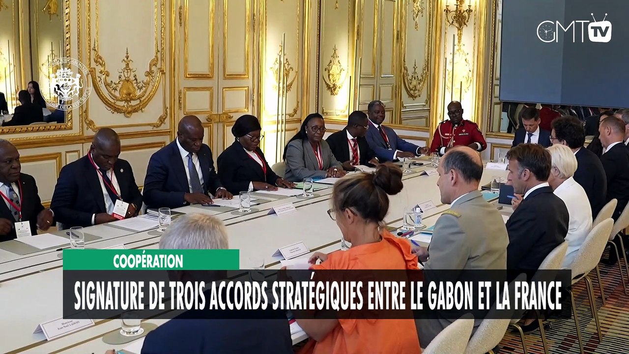 [#Reportage] Coopération : signature de trois accords stratégiques entre le Gabon et la France