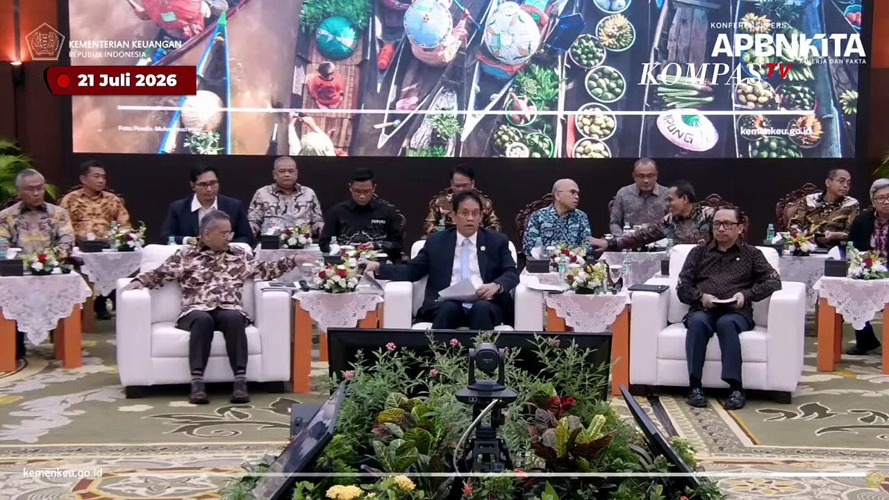 [FULL] Menkeu Purbaya Laporkan APBN Defisit Rp196,5 Triliun hingga Juni 2026