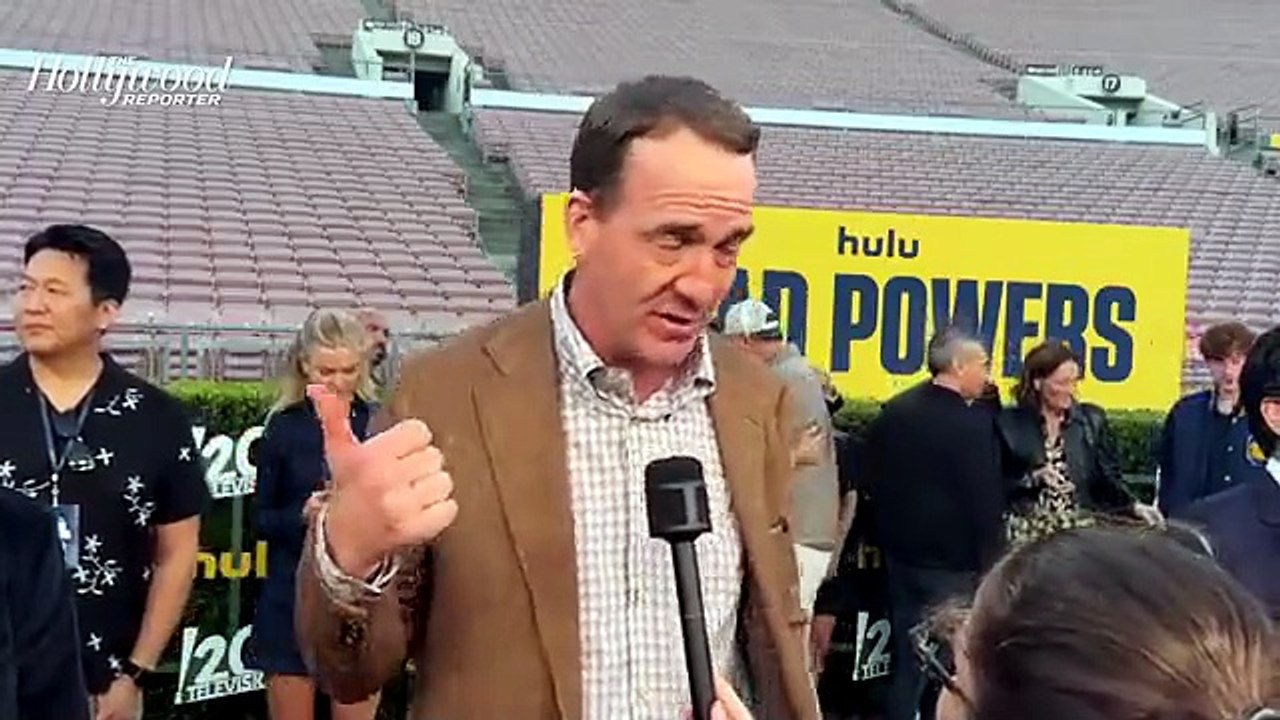 Peyton Manning Says Glen Powell is "Way Better Looking" Than Brother Eli Manning at 'Chad Powers' Premiere | THR Video [Full Movie]