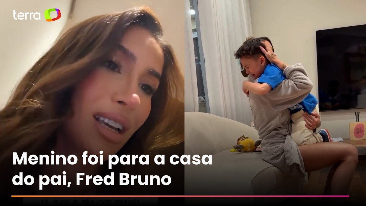 Bianca Andrade mostra filho chorando em despedida após dois meses juntos: 'Dói muito'