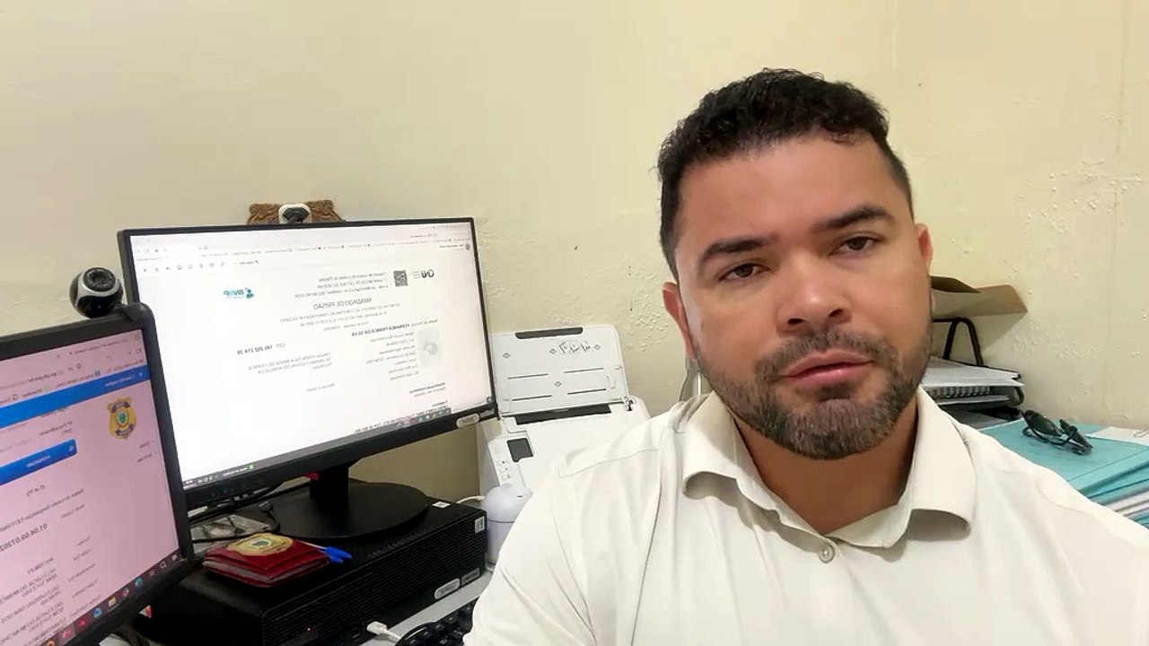 Delegado Davi Santos, do GTE da 18ª DSPC