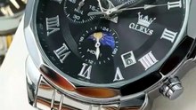 Olevs Relógio Masculino Original Luxo Aço Quartzo 3675