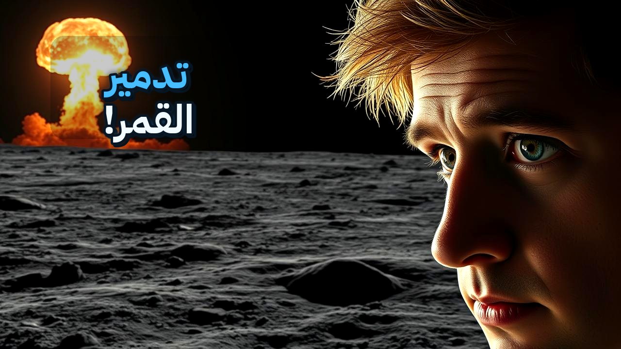 القمر مكنش للاستكشاف بس: القصة السرية لمحاولة تفجيره نووياً