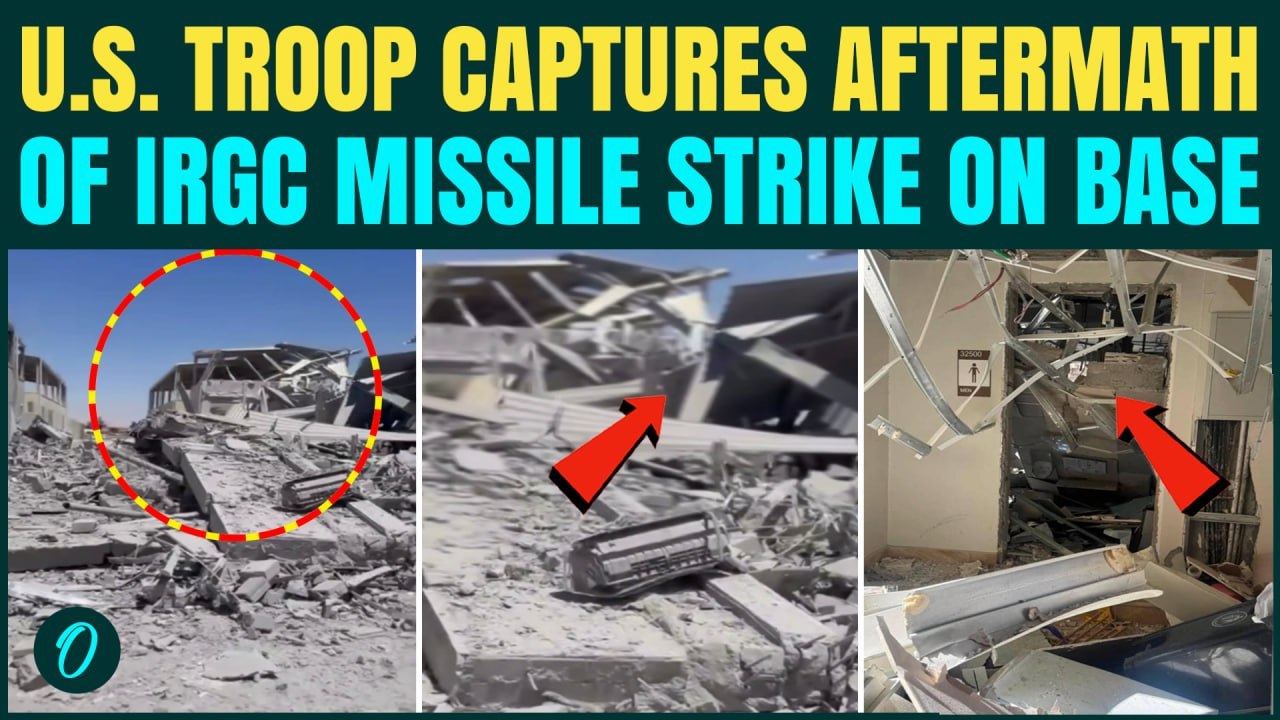U.S Soldier SHOWS Army Headquarter in Rubble After Iran’s Ballistic Missile Strike in CHILLING Video