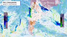 Lluvias y nevadas en Argentina