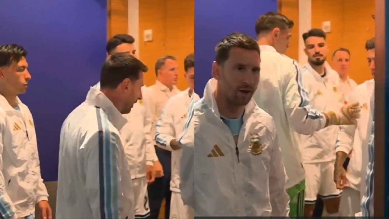 La tímida arenga de Messi previa a la final de la que todo el mundo habla en redes