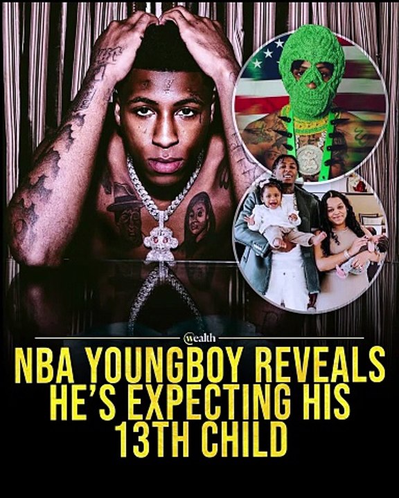 Nba Youngboy Reveals He’s Expecting His 13th Child 👶🎤 #shorts #music #rapnews #celebritylife #wealth