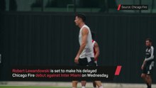 Lewandowski gets ready to face Inter Miami