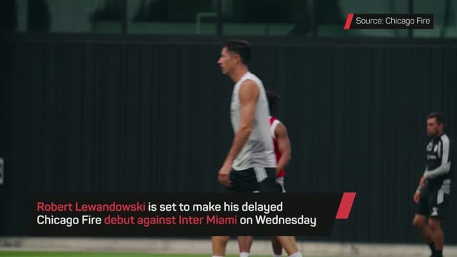 Lewandowski gets ready to face Inter Miami