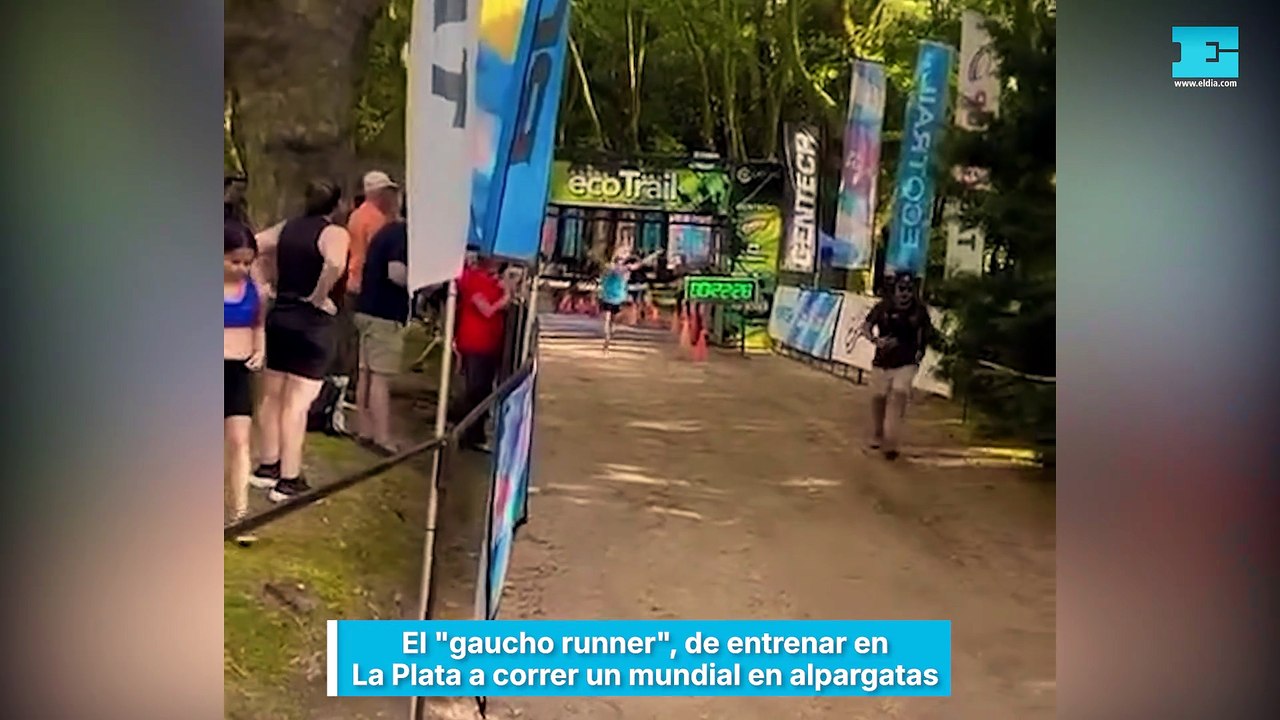 El "gaucho runner", de entrenar en La Plata a correr un mundial en alpargatas