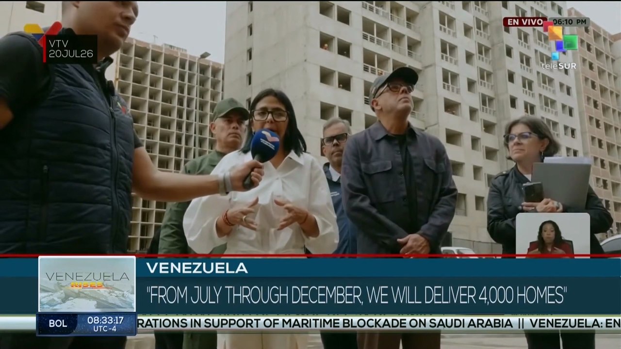 Venezuela | Pres. Rodriguez delivers first 240 homes, plans for 4,000 by end of year