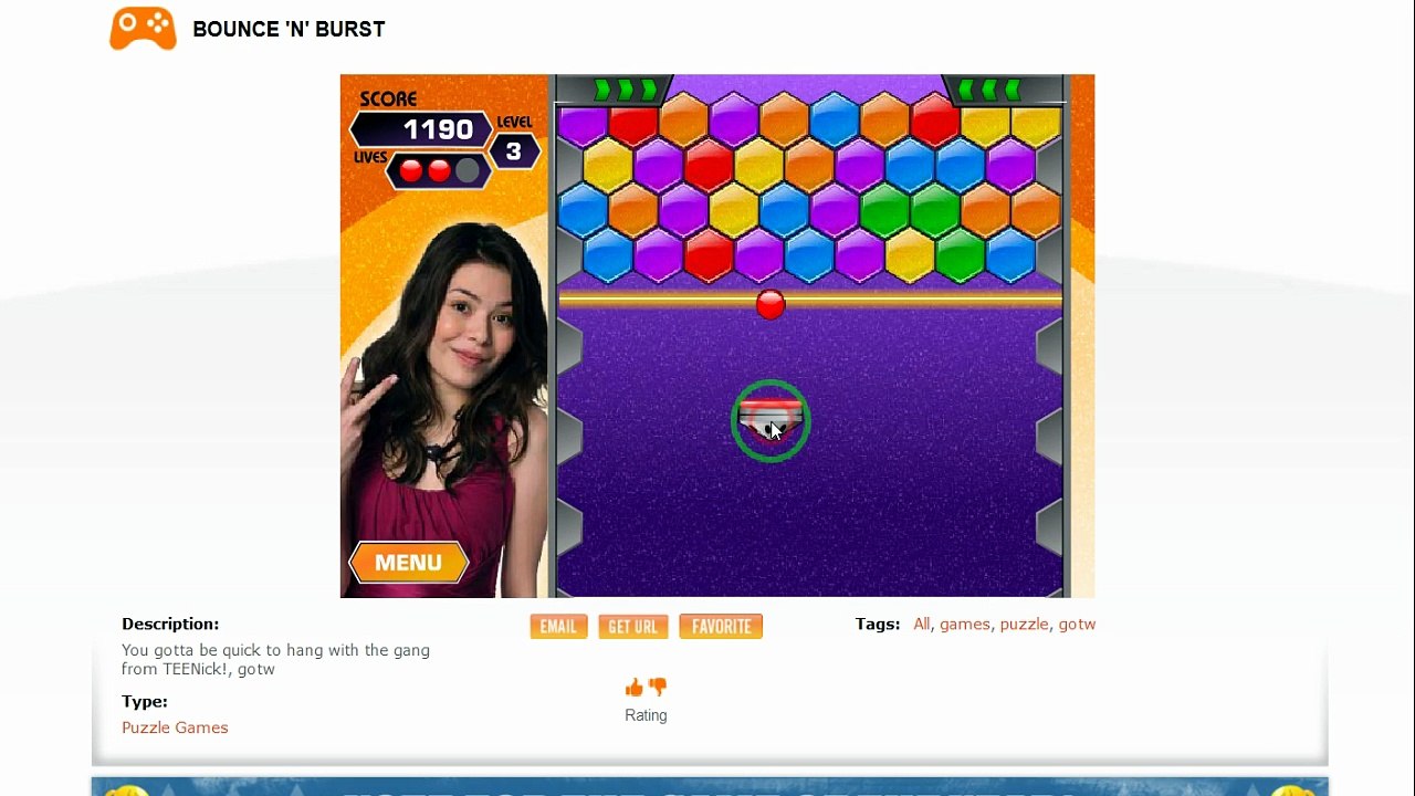 TEENick: Bounce ‘n’ Burst Gameplay