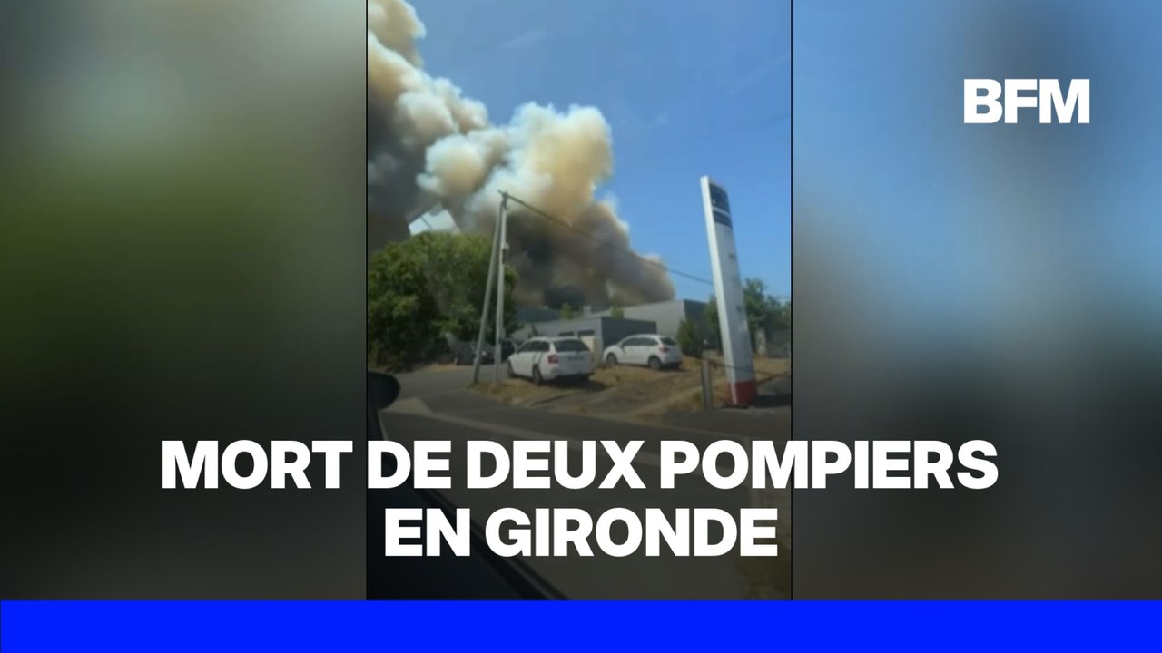 Gironde: deux sapeurs-pompiers en intervention dans l'incendie de Mérignac sont morts