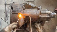 Repairing Cracked Cast Aluminum Transmission Housing
