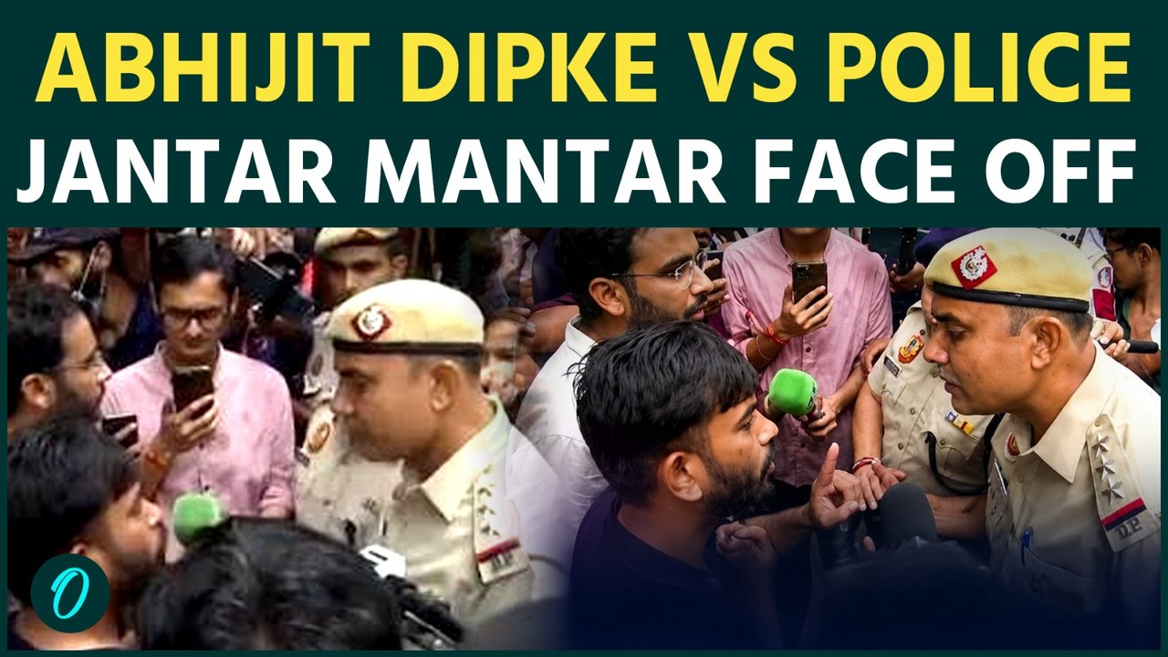 Jantar Mantar पर Abhijit Dipke & Ashutosh Ranka Police से भिड़े : Direct Face Off का Shocking Video!