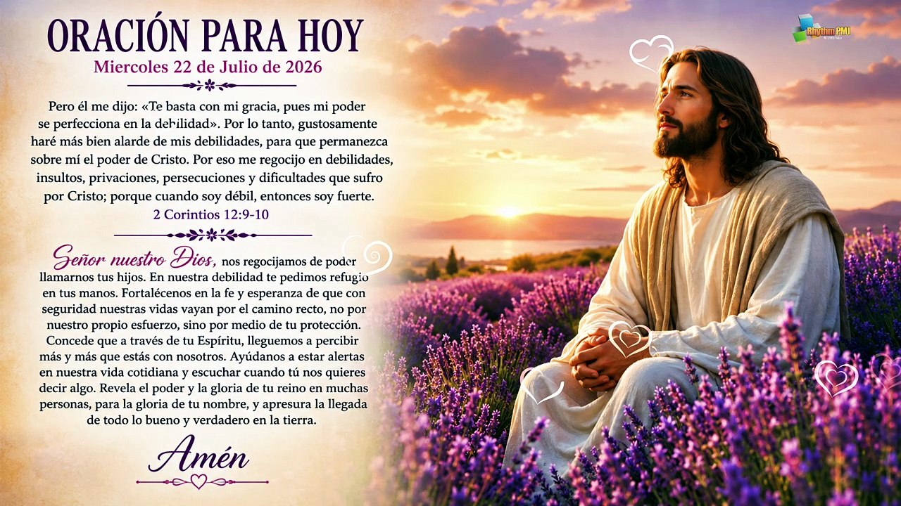 ORACIÓN Miercules 22 de Julio de 2026