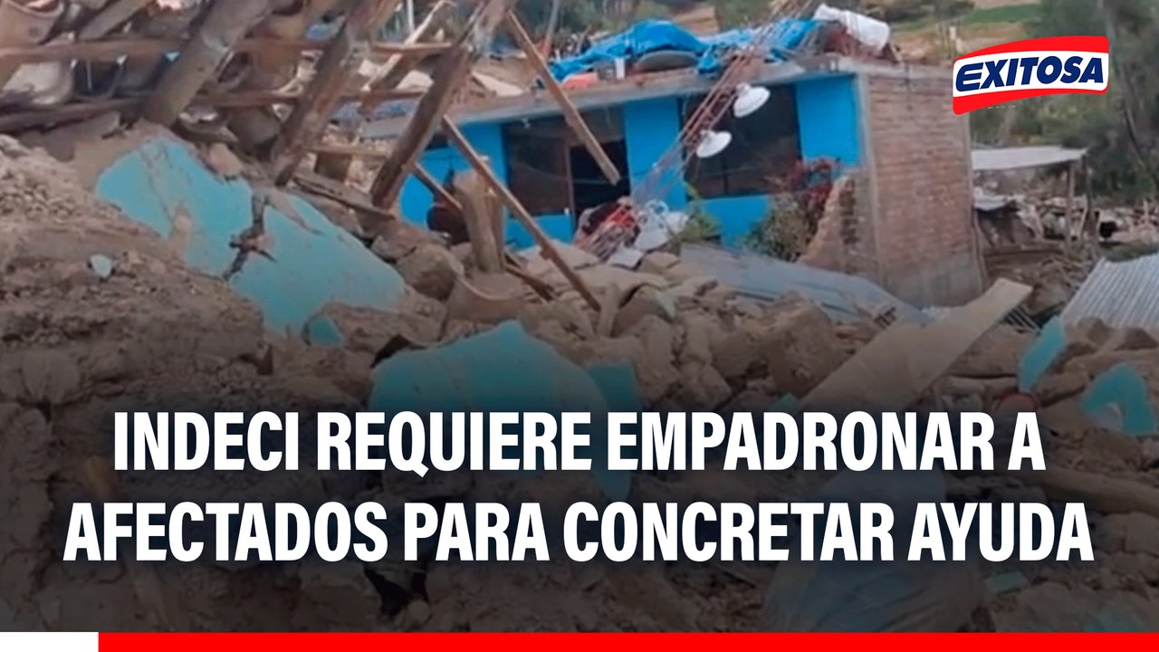 Sismo 5.1 en Junín: Indeci requiere empadronar afectados para concretar ayuda