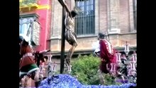 El Cerro Por C⁄ Santo Tomás Y Plaza Del Triunfo. Semana Santa De Sevilla 1991