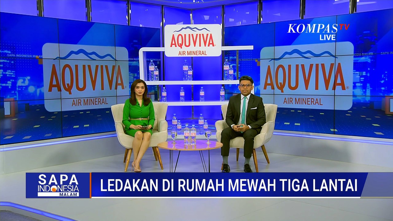 Pantauan Udara Proses Pencarian Korban Ledakan Rumah Mewah di Medan | SAPA MALAM